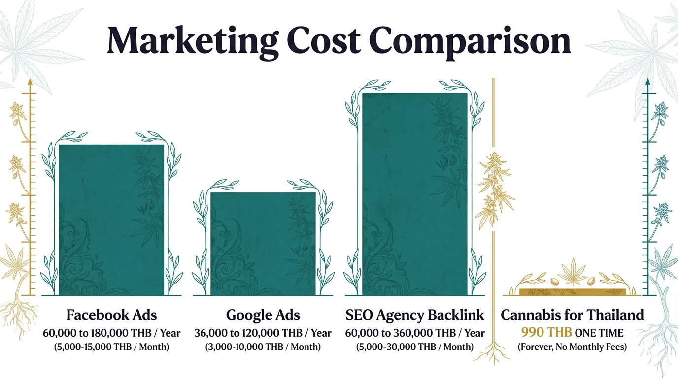 Marketing cost comparison