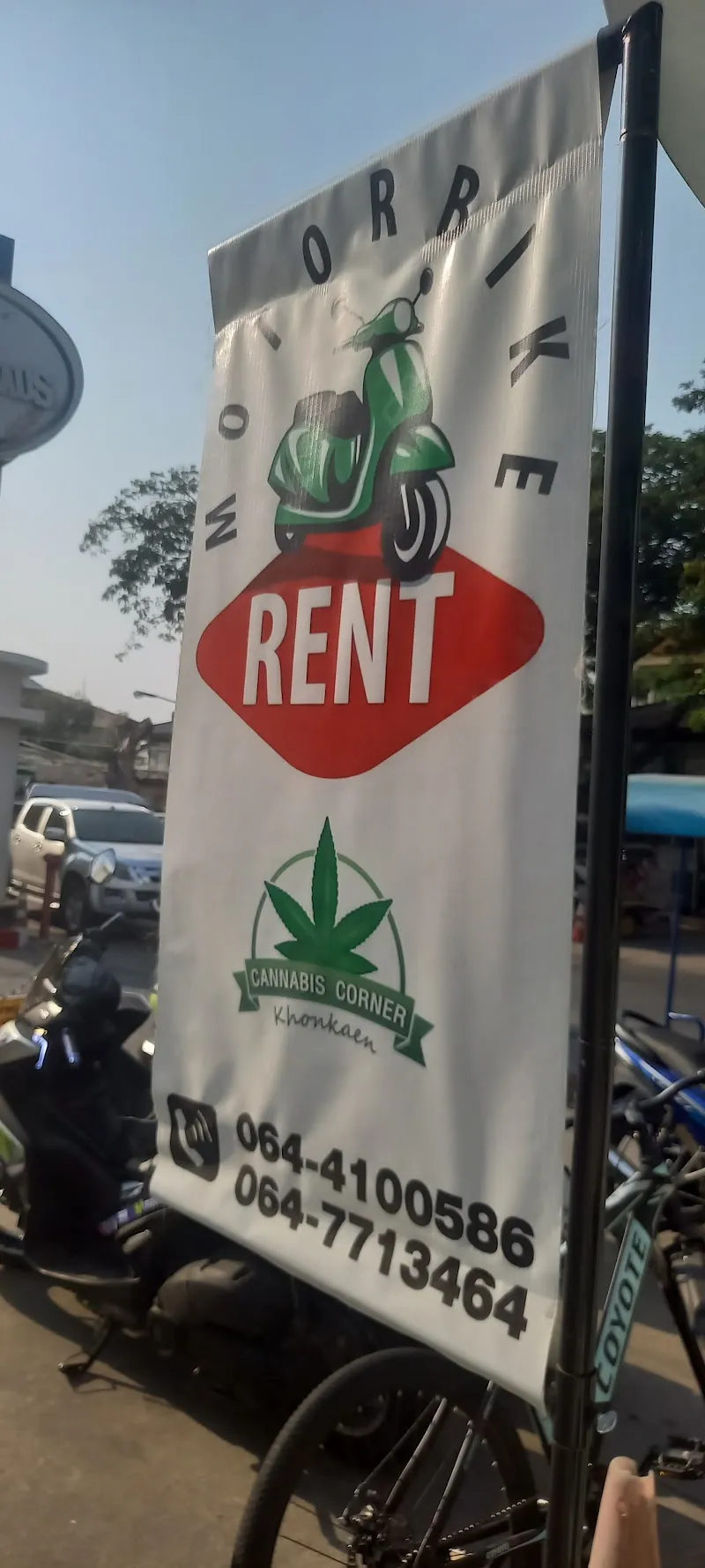 Cannabis Corner Khonkaen & Moterbike for Rent