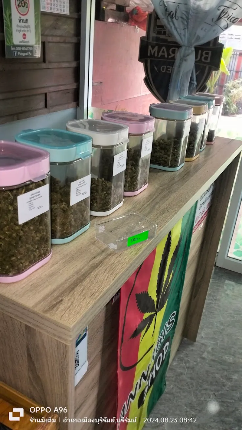 ร้านขายกัญชา มีเติมบุรีรัมย์